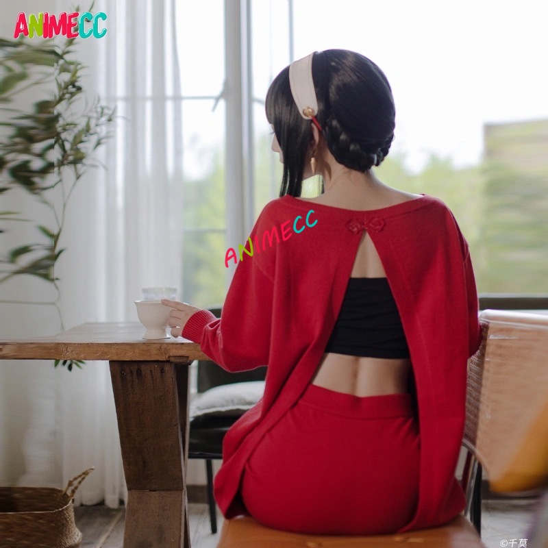 Women Fashion Reddit - ANIMECC stokta Yor Forger Cosplay kostüm
