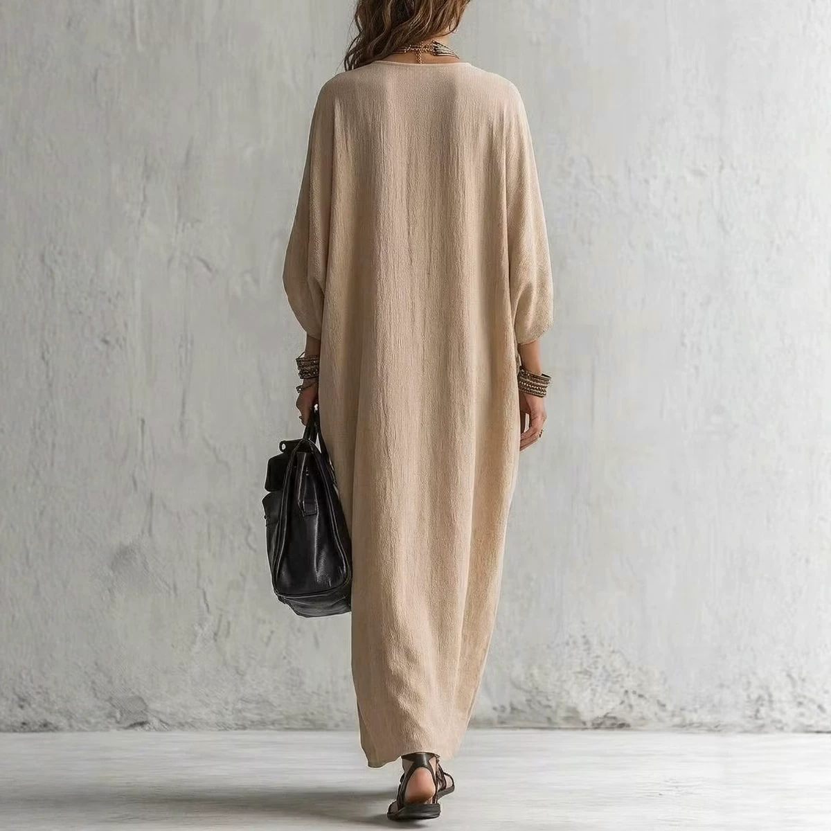 Kadınlar için Boho Nakışlı Kaf - Maxi Dress Boho incelemesi ve fiyatı