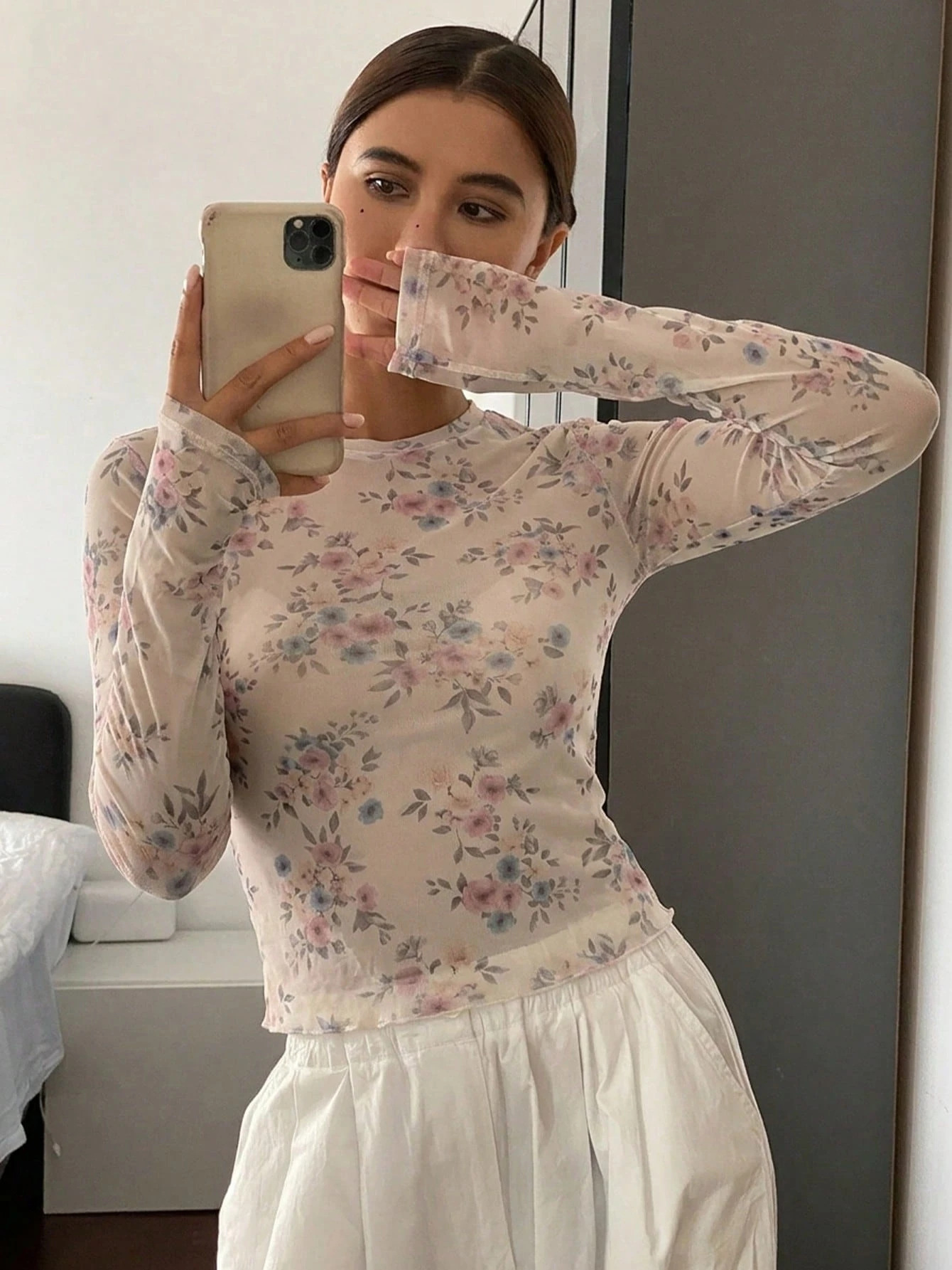 Kadın 2026 Yeni Sonbahar Çiçek - Women'S Fashion Tops incelemesi ve fiyatı