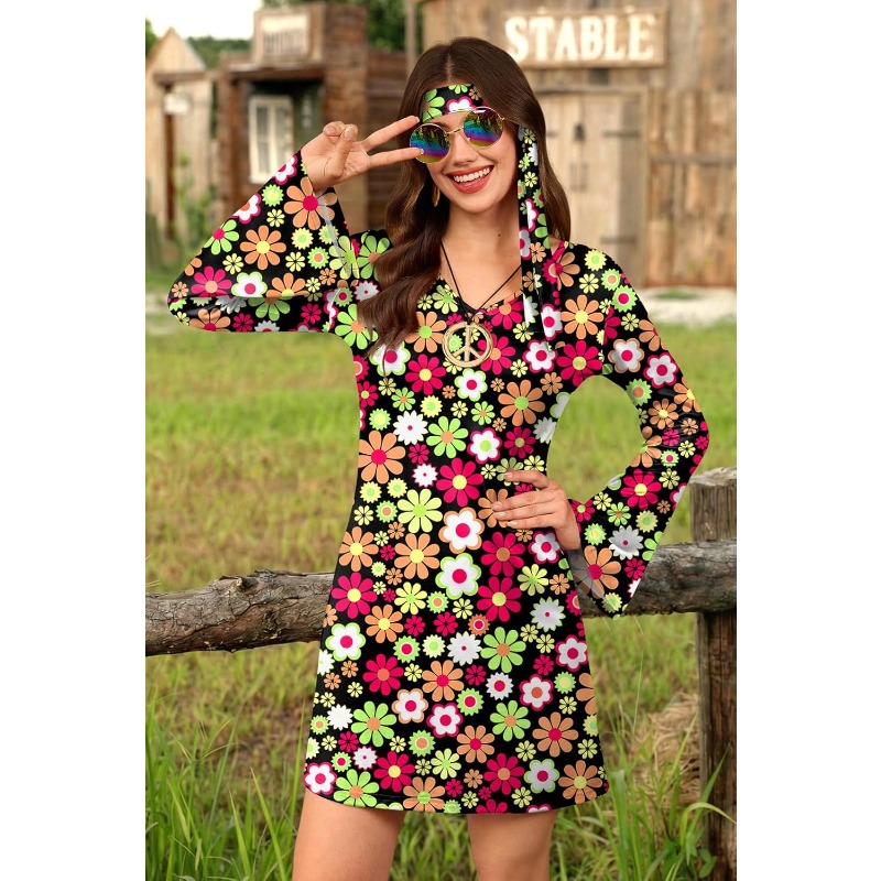 Kadın 5 Parça Cadılar Bayramı  - Women'S Fashion From The 70S incelemesi ve fiyatı