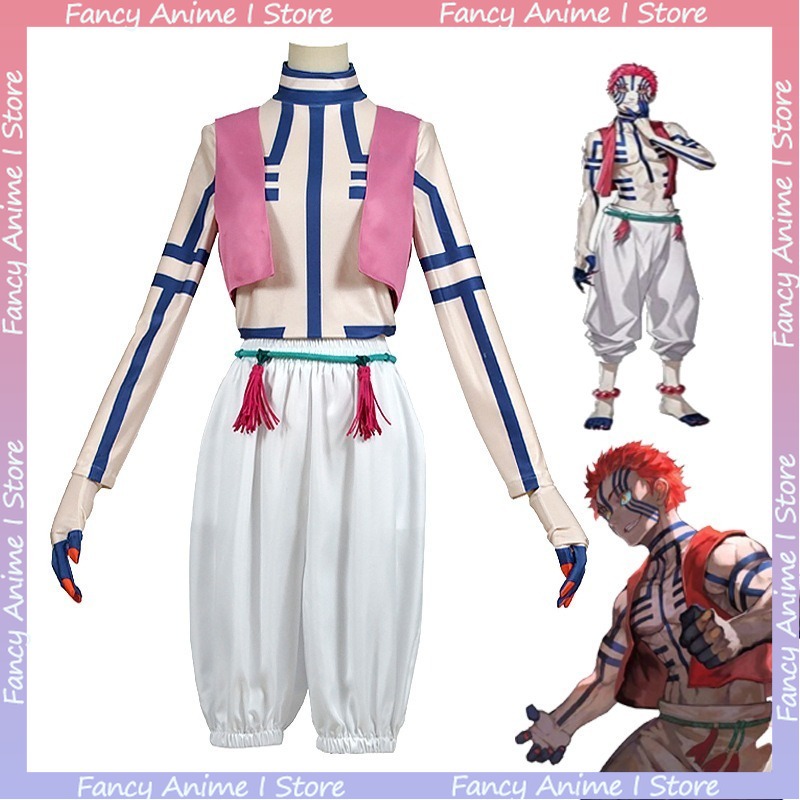 Anime Akaza Cosplay Kostüm Yak - Women Fashion Japan incelemesi ve fiyatı