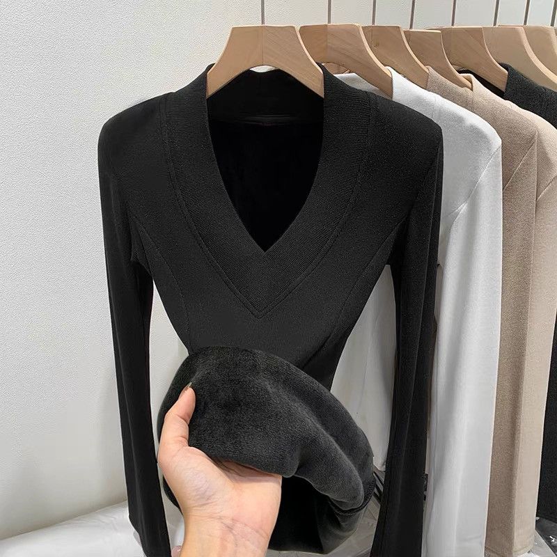 Büyük Beden Kadın V Yaka Polar - Women'S Fashion Tops incelemesi ve fiyatı