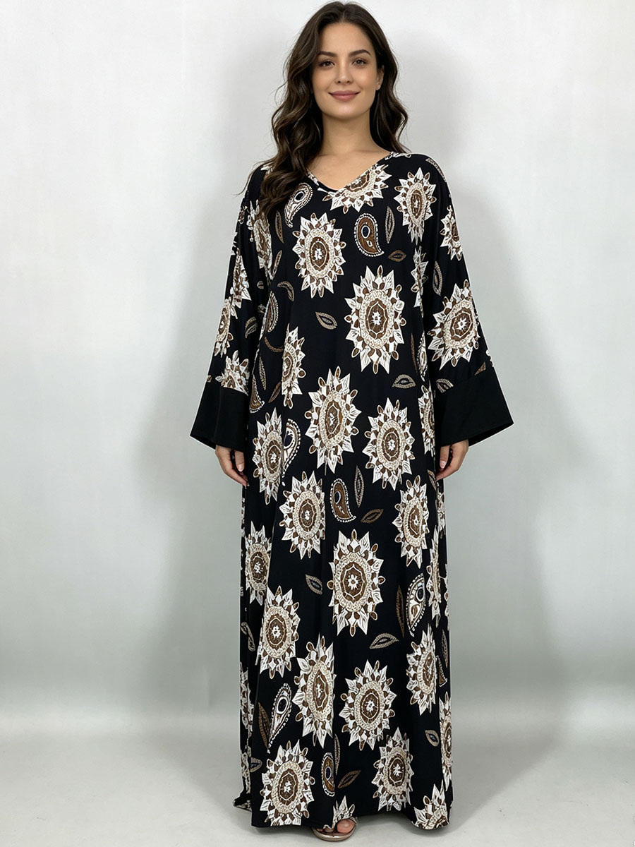 Kadınlar için Büyük Beden, Uzu - Maxi Dress Boho incelemesi ve fiyatı
