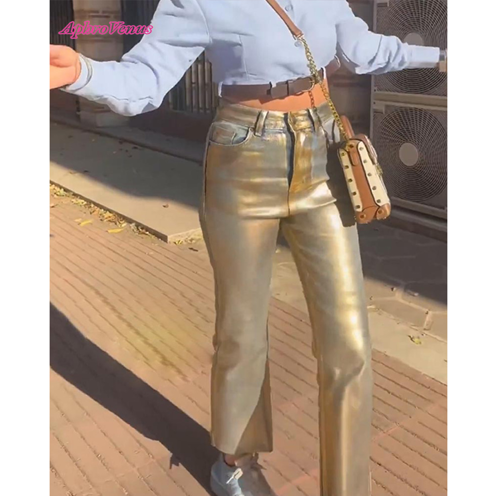 Yüksek bel yaldızlı kaplı gevş - Women'S Fashion Gilded Age incelemesi ve fiyatı
