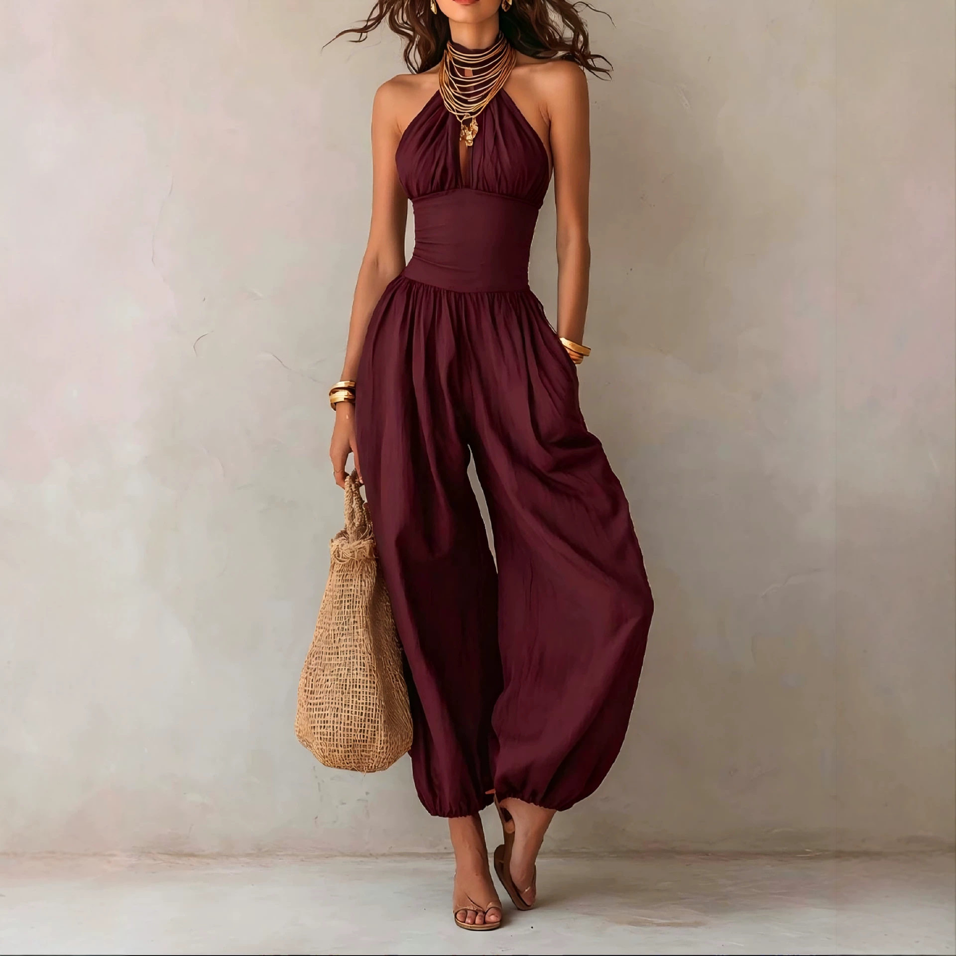 Kadınlar İçin Dar Kesim Halter - Women'S Fashion Overalls incelemesi ve fiyatı