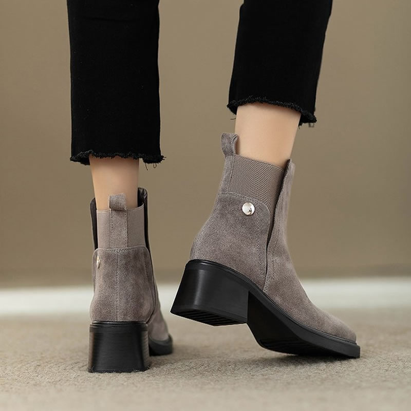 Süet Kadın Kalın Topuklu Bilek - Women'S Fashion Trends Autumn 2025 incelemesi ve fiyatı