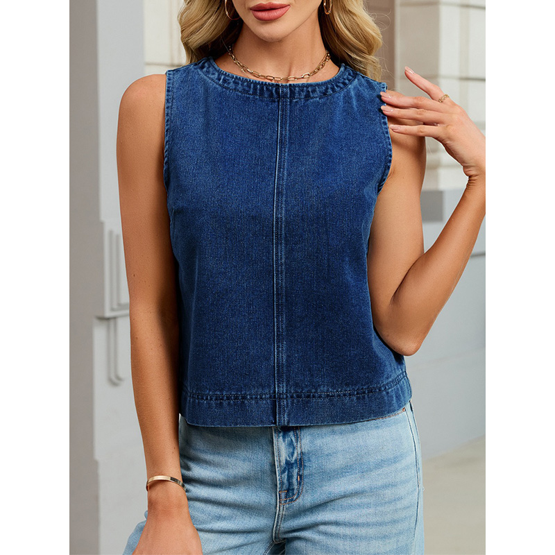 Benuynffy Rahat Yuvarlak Boyun - Women Fashion Vest incelemesi ve fiyatı