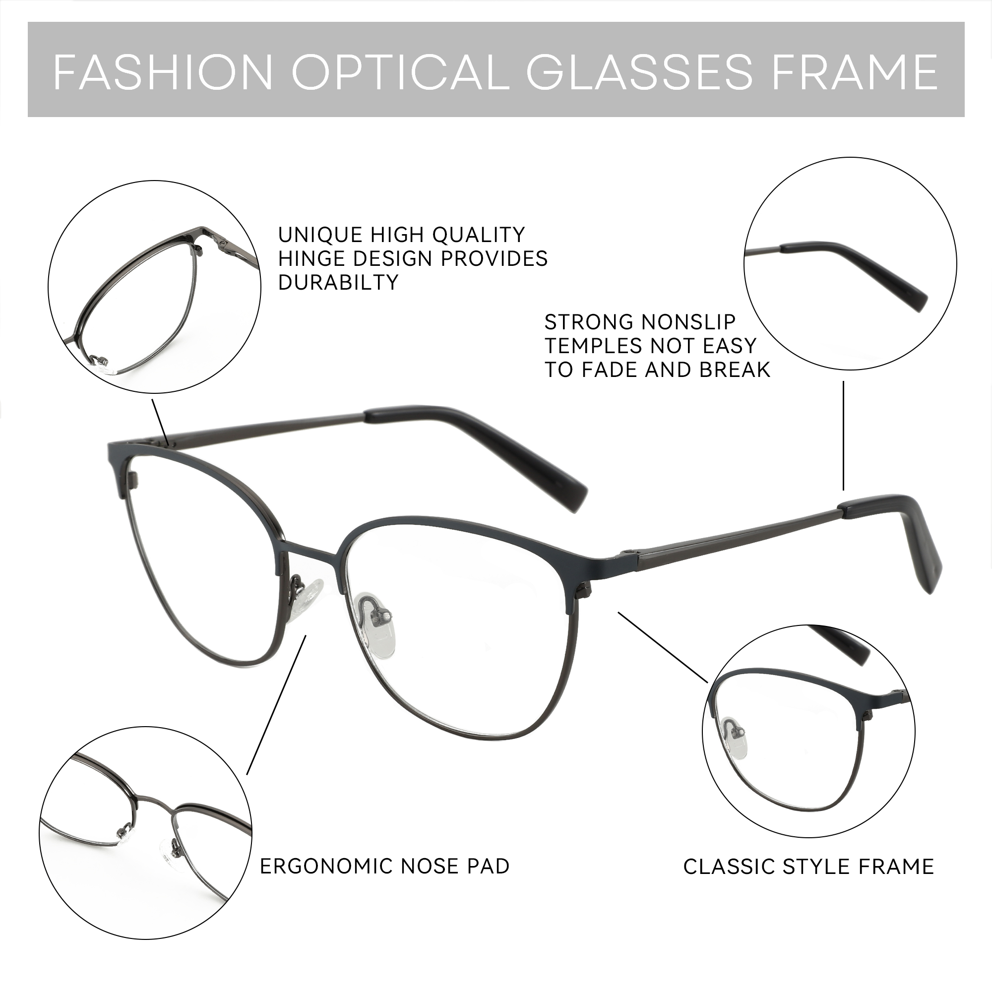 ZENOTTIC Moda Kare Optik Gözlü - Women'S Fashion Glasses Non Prescription incelemesi ve fiyatı