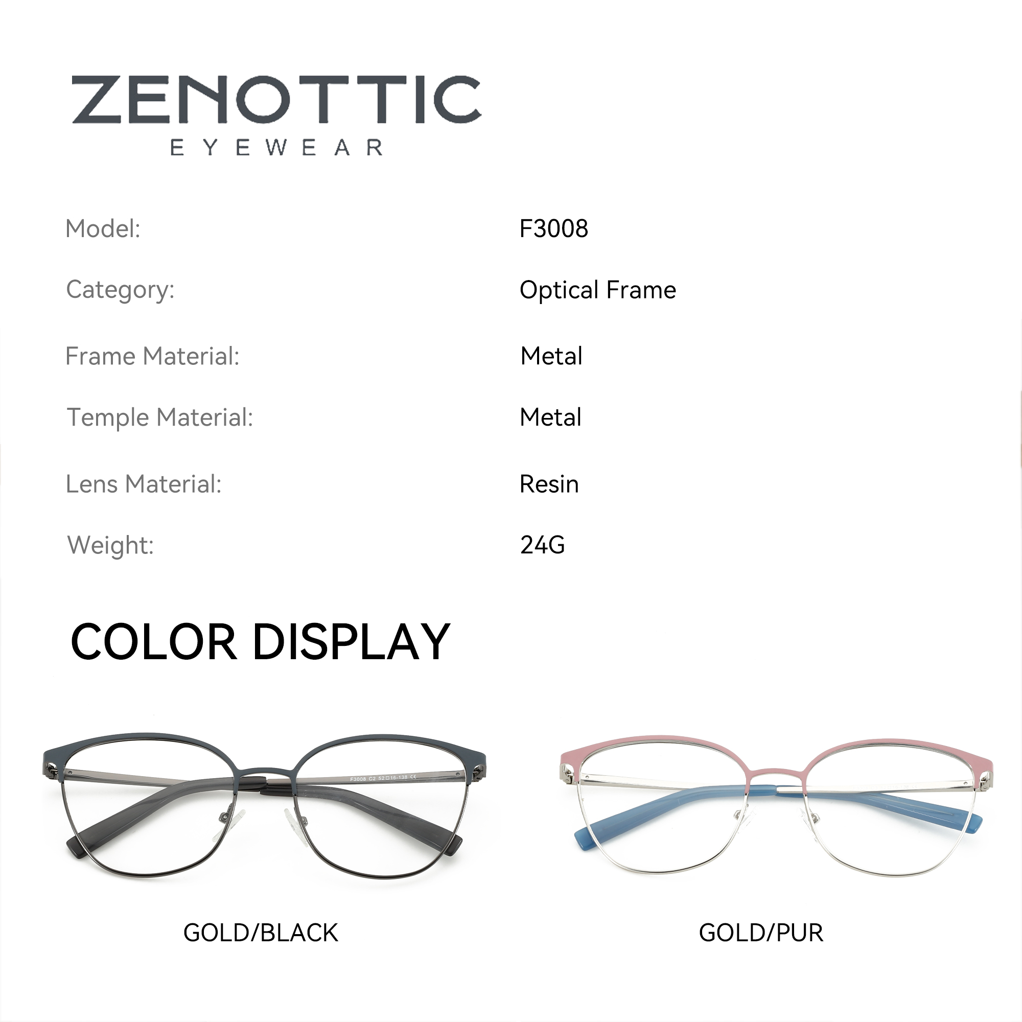 ZENOTTIC Moda Kare Optik Gözlü - Women'S Fashion Glasses Non Prescription incelemesi ve fiyatı
