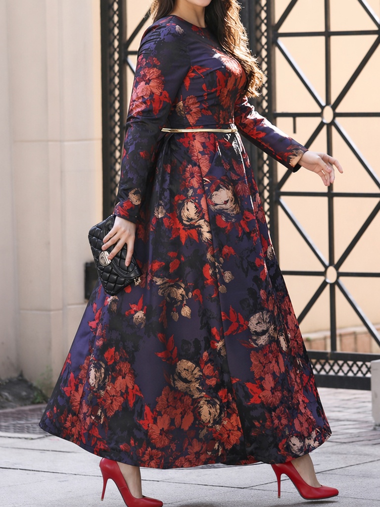 DEVCHATA Artı Boyutu Kadın Vin - Maxi Dress Boho incelemesi ve fiyatı