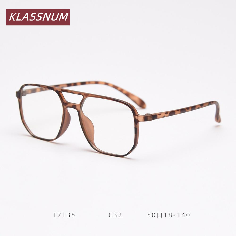 KLASSNUM Çift Köprü Kare Gözlü - Women'S Fashion Glasses Non Prescription incelemesi ve fiyatı