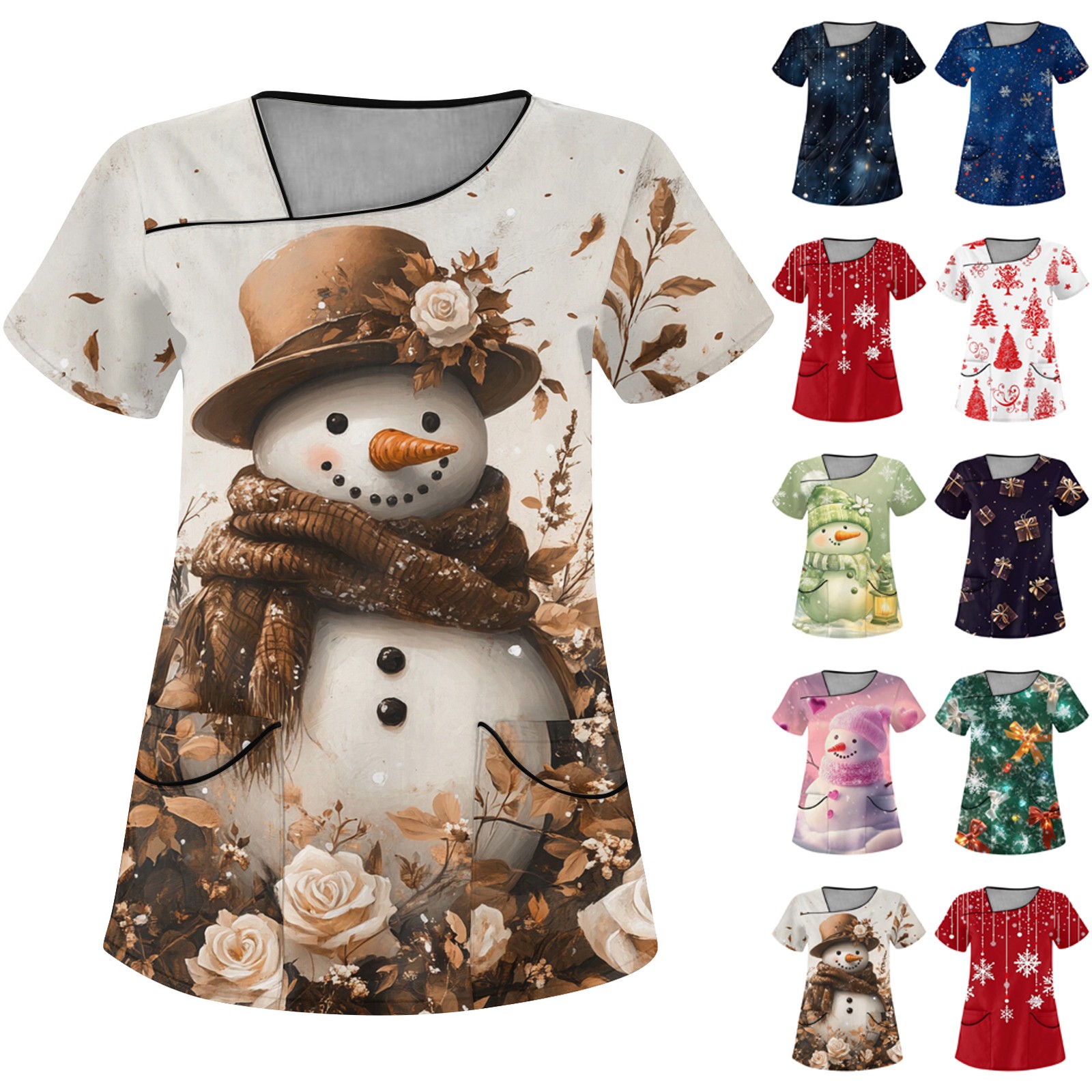 T-Shirt Noel hemşire üniformas - Women'S Fashion Overalls incelemesi ve fiyatı