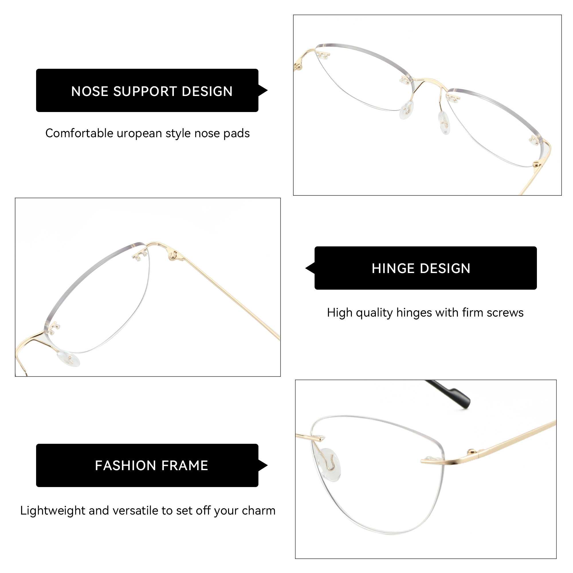 ZENOTTIC moda kedi göz çerçeve - Women'S Fashion Glasses Non Prescription incelemesi ve fiyatı